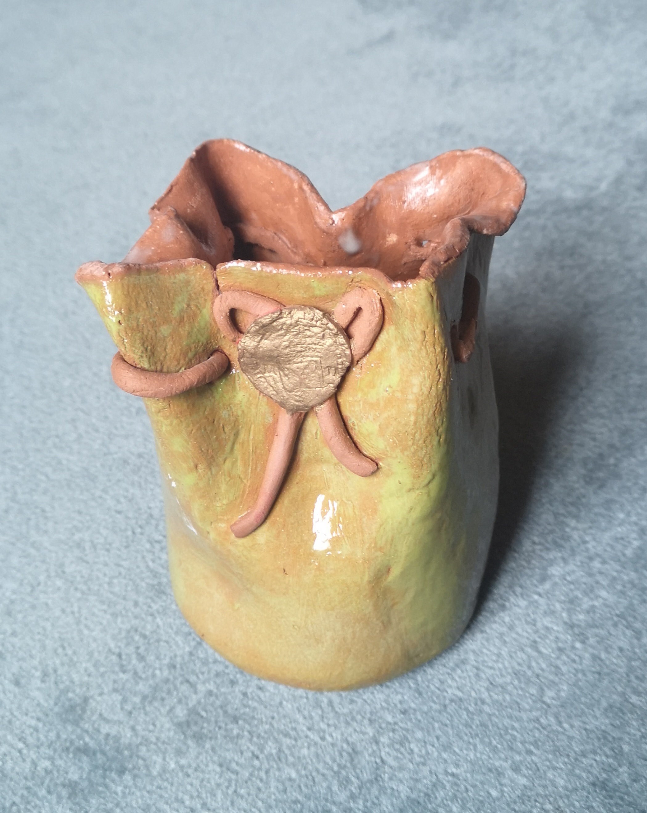 Vase Original en Céramique Émaillée