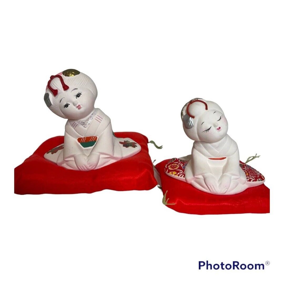 Vintage Kyoto Japanese Porcelain Dolls by Yamashina 2 Etsy