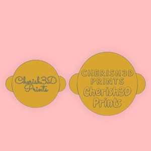 Custom Fondant icing Cookie Stamp / Cakes embosser Debosser