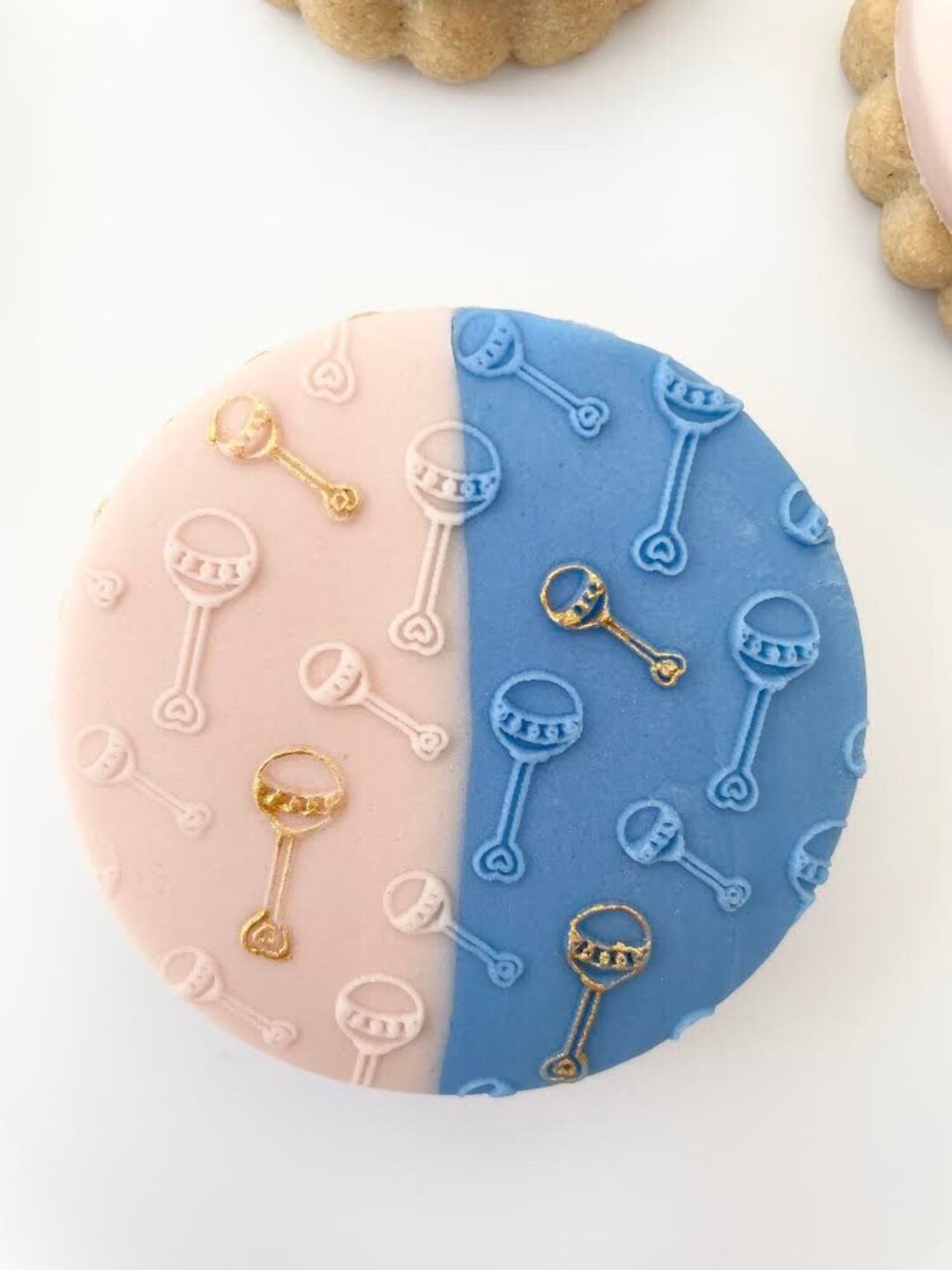 Baby Rattle Background Seamless Texture Tile Fondant Biscuit/cookie ...