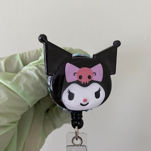 Kuromi Badge Reel, Kuromi Kitty 