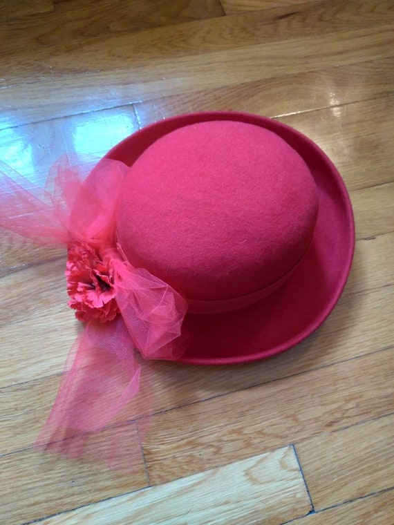 WPL Pink Wool Felt Hat ?Pink Cattleman Felt Cowgirl Hat ? Sparkle Ridge? main image 4