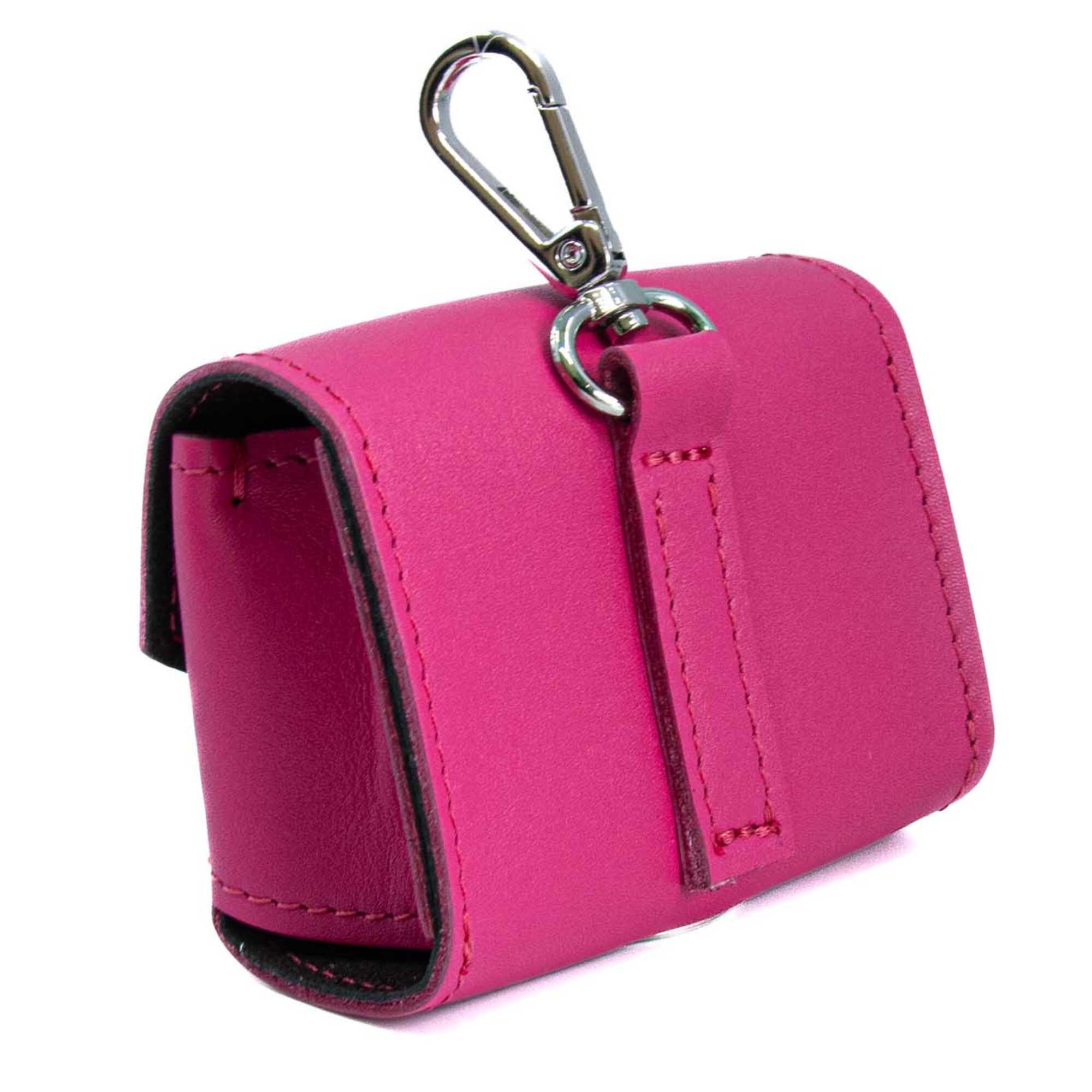 Leder Kotbeutelspender Für Hunde – 2-teilig, Rosa & Violett, Wasserabweisend, Für Spaziergänge