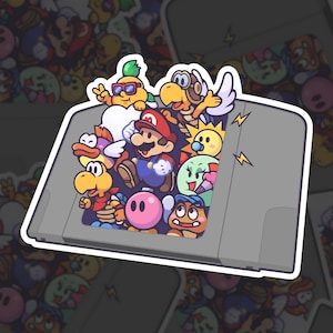 Paper Mario 64 - Adesivo in vinile
