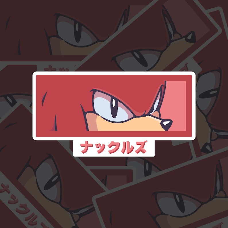 Kuckles Text Knuckles - Vinyl Sticker - Etsy