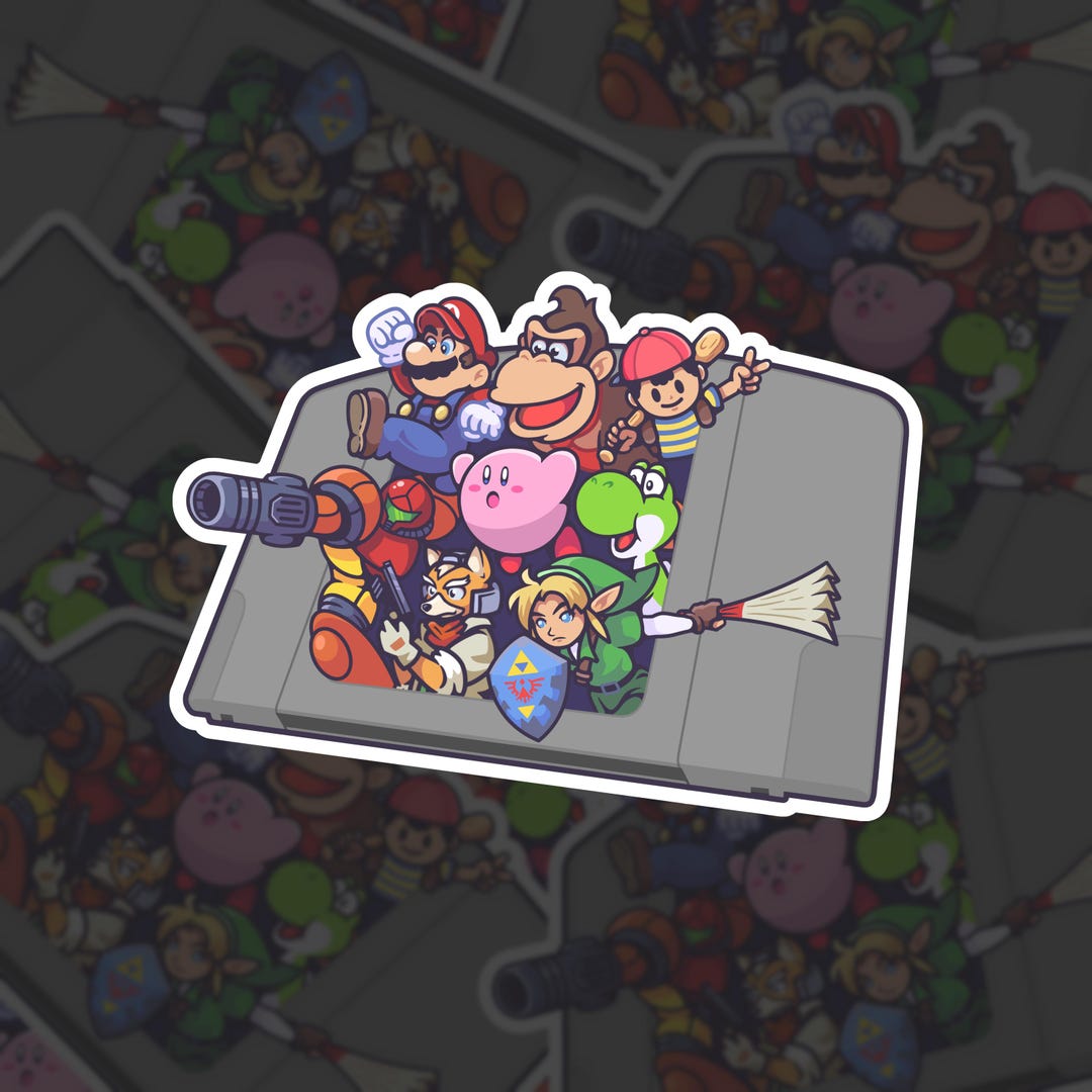 Smash 64 - Vinyl Sticker - Etsy