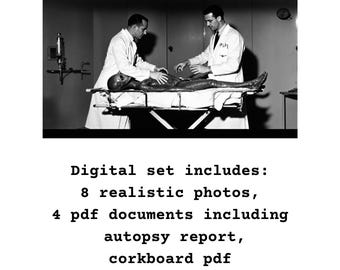 Area 51 Evidence Board Kit – Printable Conspiracy Decor (PDF)