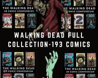 Compendi di fumetti di The Walking Dead 1-4, raccolta digitale completa, enorme pacchetto