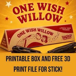 One Wish Willow Printable Digital Replica Box | Plus Free 3D Print File | Obsession Movie