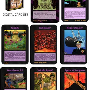 Illuminati Card Game- Steve Jackson 1995- DIGITAL SET- over 400 cards + eBook