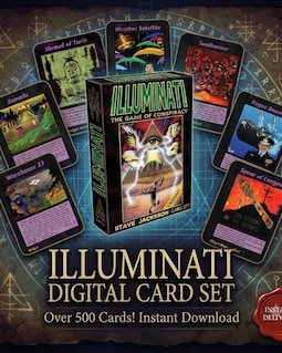 Illuminati Card Game Steve Jackson 1995- DIGITAL SET- All Cards