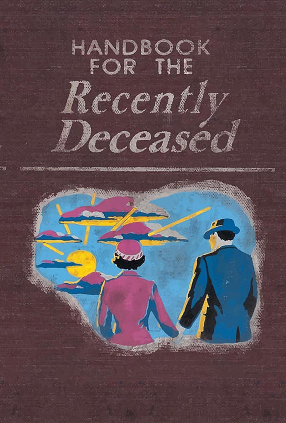 Handbook for the Recently Deceased Printable Book Cover Beetlejuice