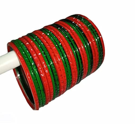 24 Pieces Multi Color Daily Wear Simple and Cutting Glass Bangle