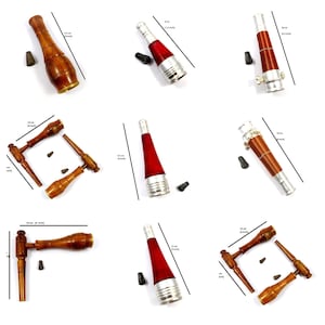 Chillum marrom de madeira multi design, argila ou alumínio ghungro cobre chillum, chillum marrom de madeira ou alumínio/cachimbo para fumar frete grátis