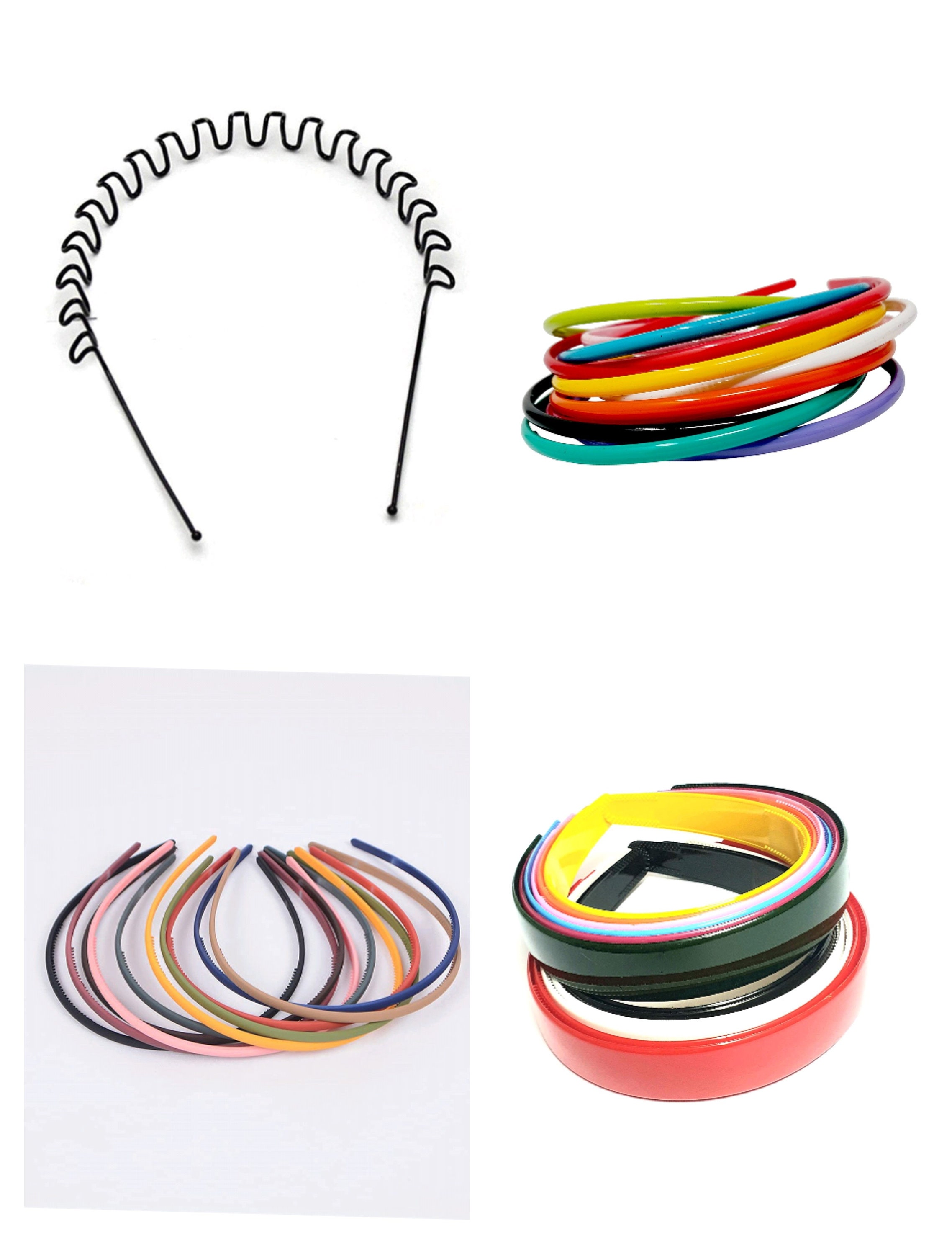 Rainbow Color Hair Accessories Plastic Hair Bands for Girls Rainbow Color Hair Accessories Plastic Hair Bands for Girls