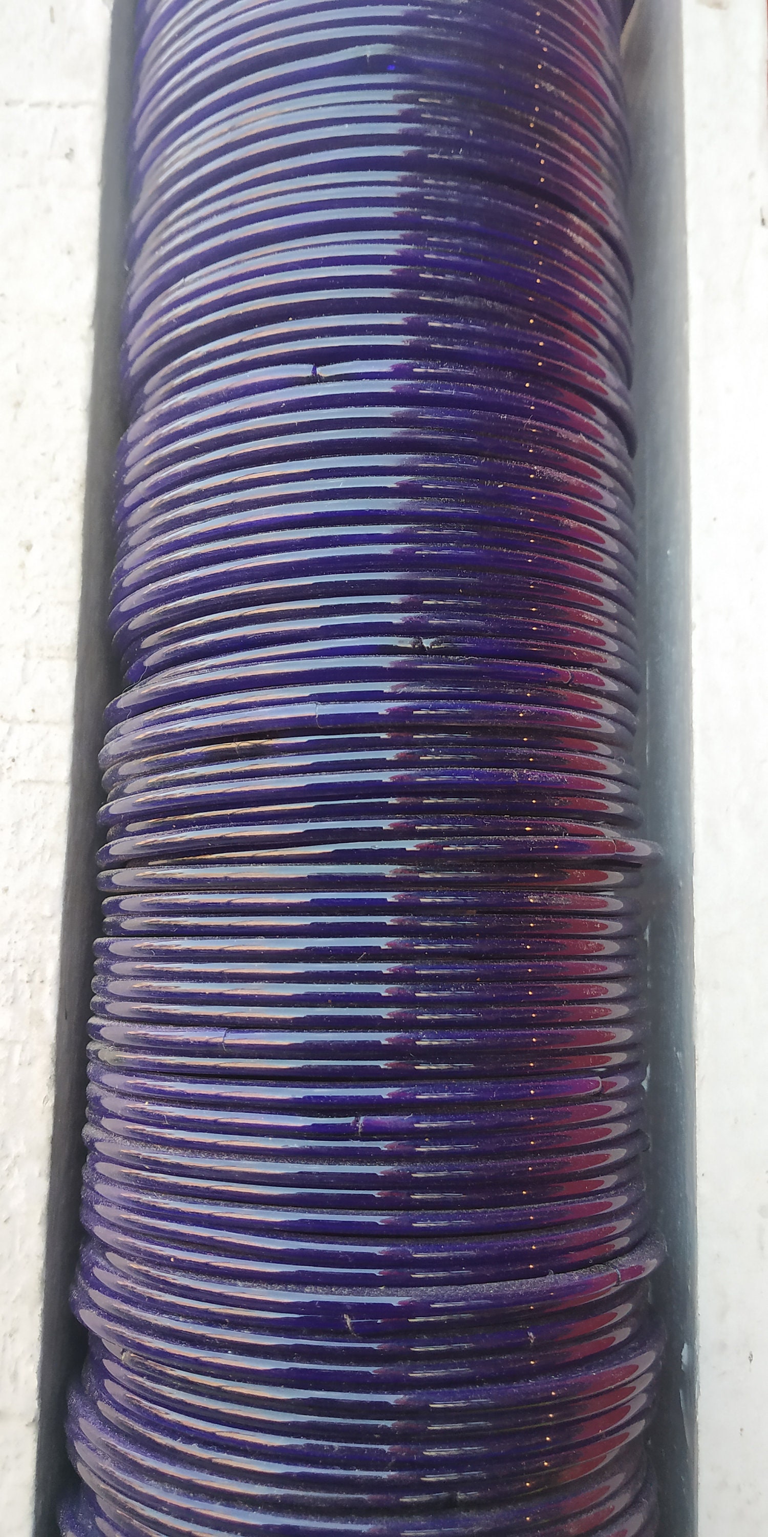 24 Pieces Multi Color Good Quality Plain Glass Bangle for 24 Pieces Multi Color Good Quality Plain Glass Bangle for