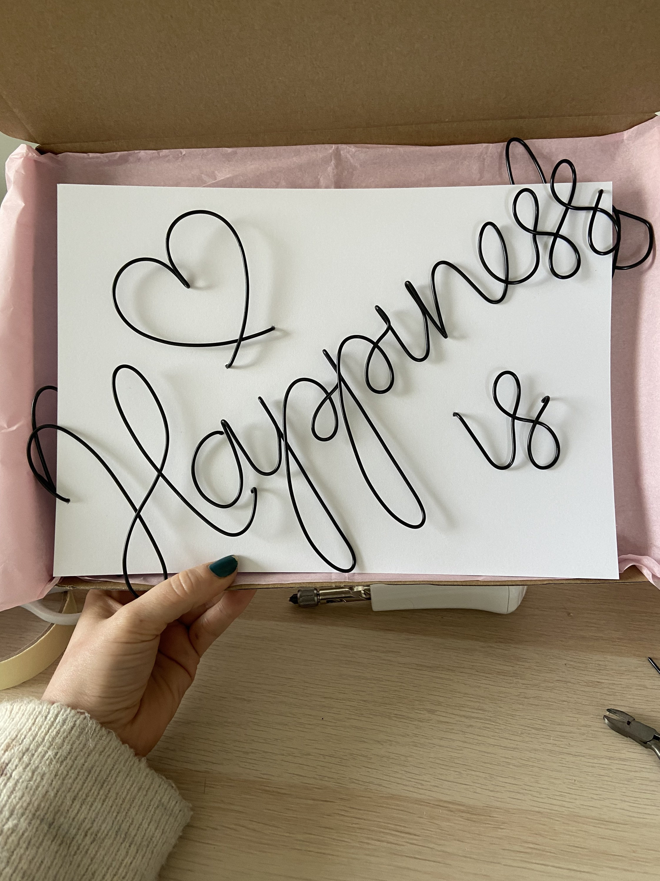 Custom Wire Words Wall hanging Wire Art Font 4 Etsy