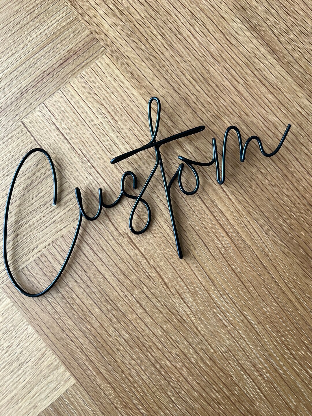 Font 1 Custom Wire Words Wall Hanging Wire Wire Art Etsy UK