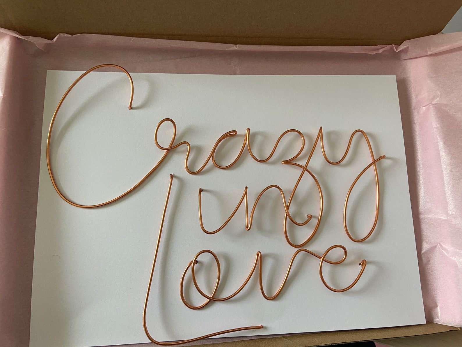 Customised Wire Words Wire Art Font 3 | Etsy