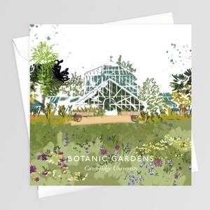 Der Botanische Garten der Universität von England, Grußkarte