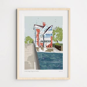 Jerwood Library, Trinity Hall, University of Cambridge, Art Print