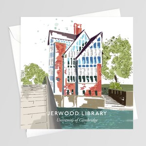 Jerwood Library, Trinity Hall, University of Cambridge, Greeting Card
