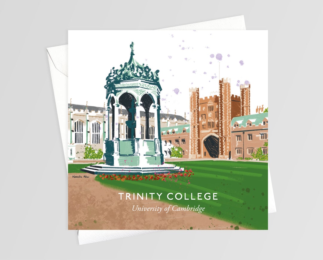 Trinity College, University of Cambridge, Greeting Card - Etsy