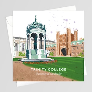 Trinity College, University of Cambridge, Greeting Card