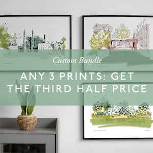 Art Print Bundle: Buy any 3 prints - Get the third half price