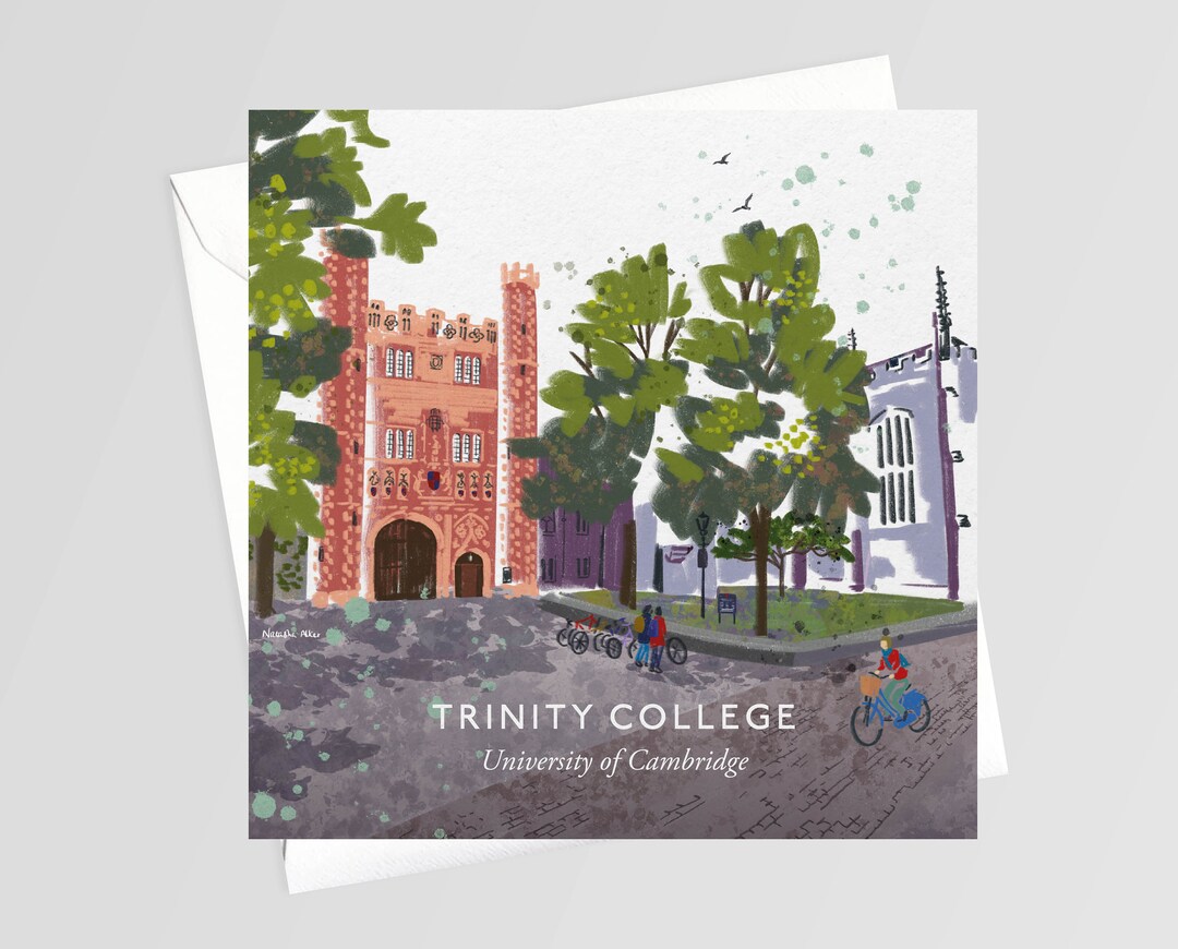 Great Gate Trinity College, University of Cambridge, Greeting Card - Etsy