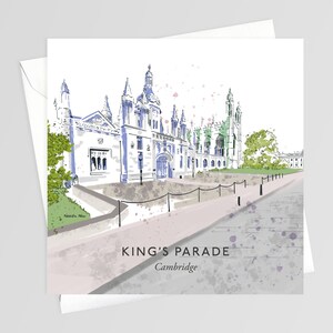 King's Parade, Université de Cambridge, Carte de voeux