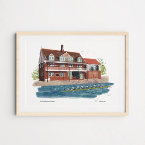 Goldie Boathouse, Cambridge University Boat Club-kunstafdruk