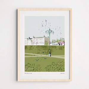Parker&#39;s Piece, Cambridge Art Print