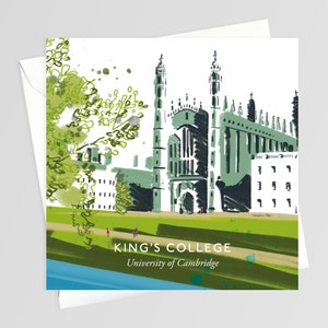 King&#39;s College, University of Cambridge, Greeting Card