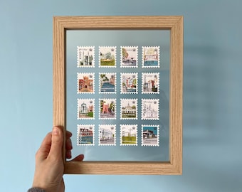 Gerahmtes Bild von Etemweger Briefmarken Sammlung