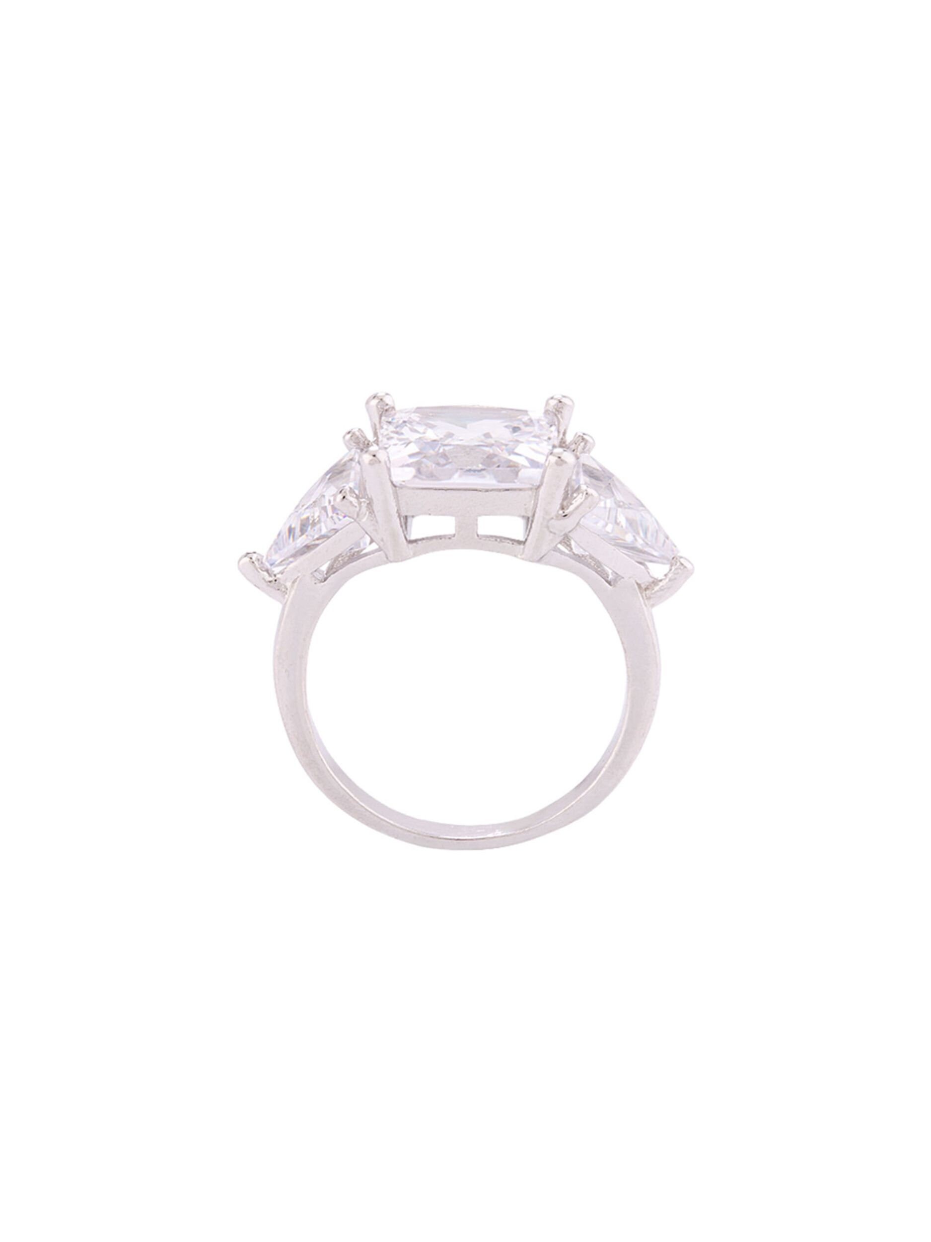 Natural Zircon Ring 4.5 Carat 925 Sterling Silver Silver | Etsy