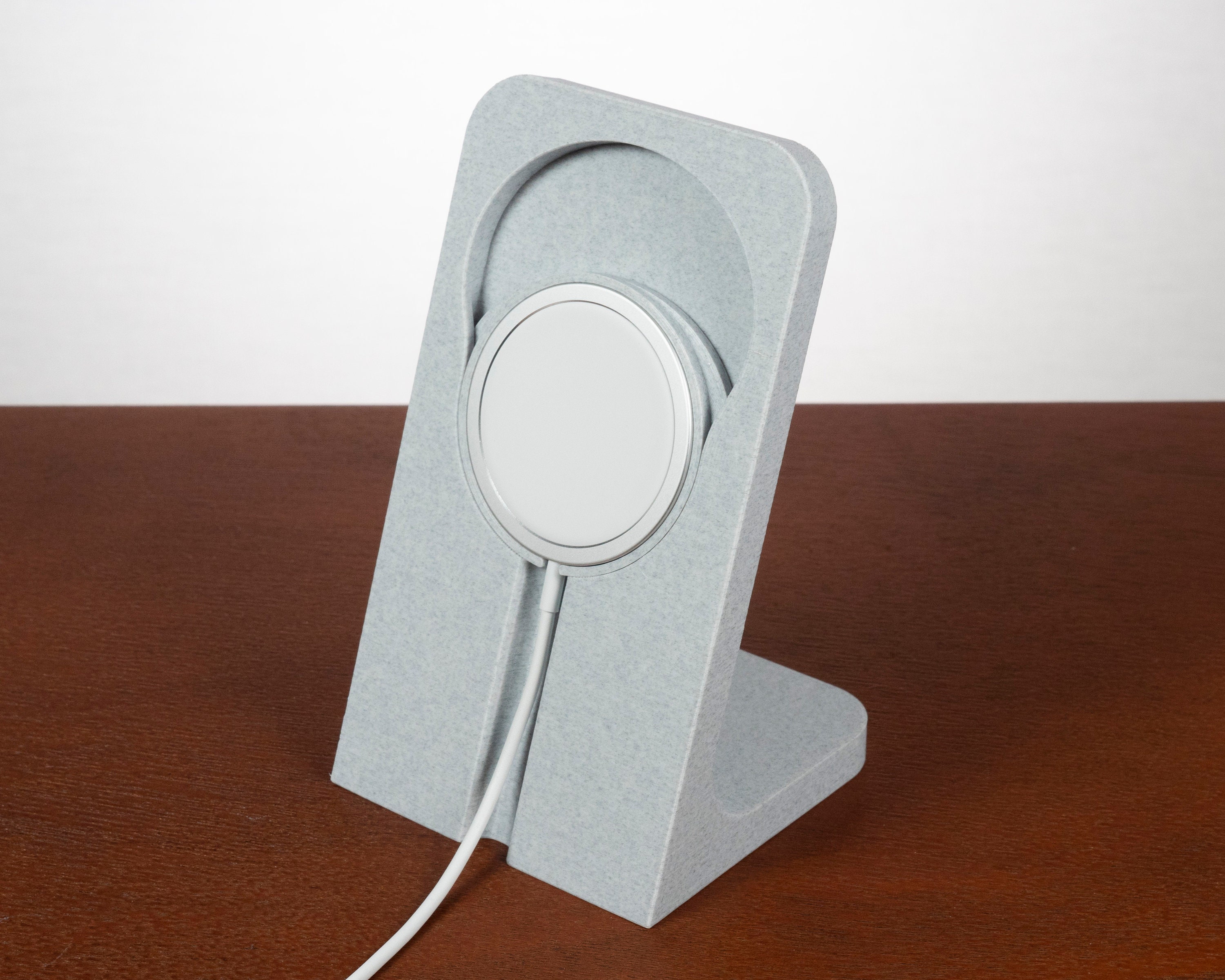 3D Printed Wireless Charging Stand with Quick Disconnect for Etsy