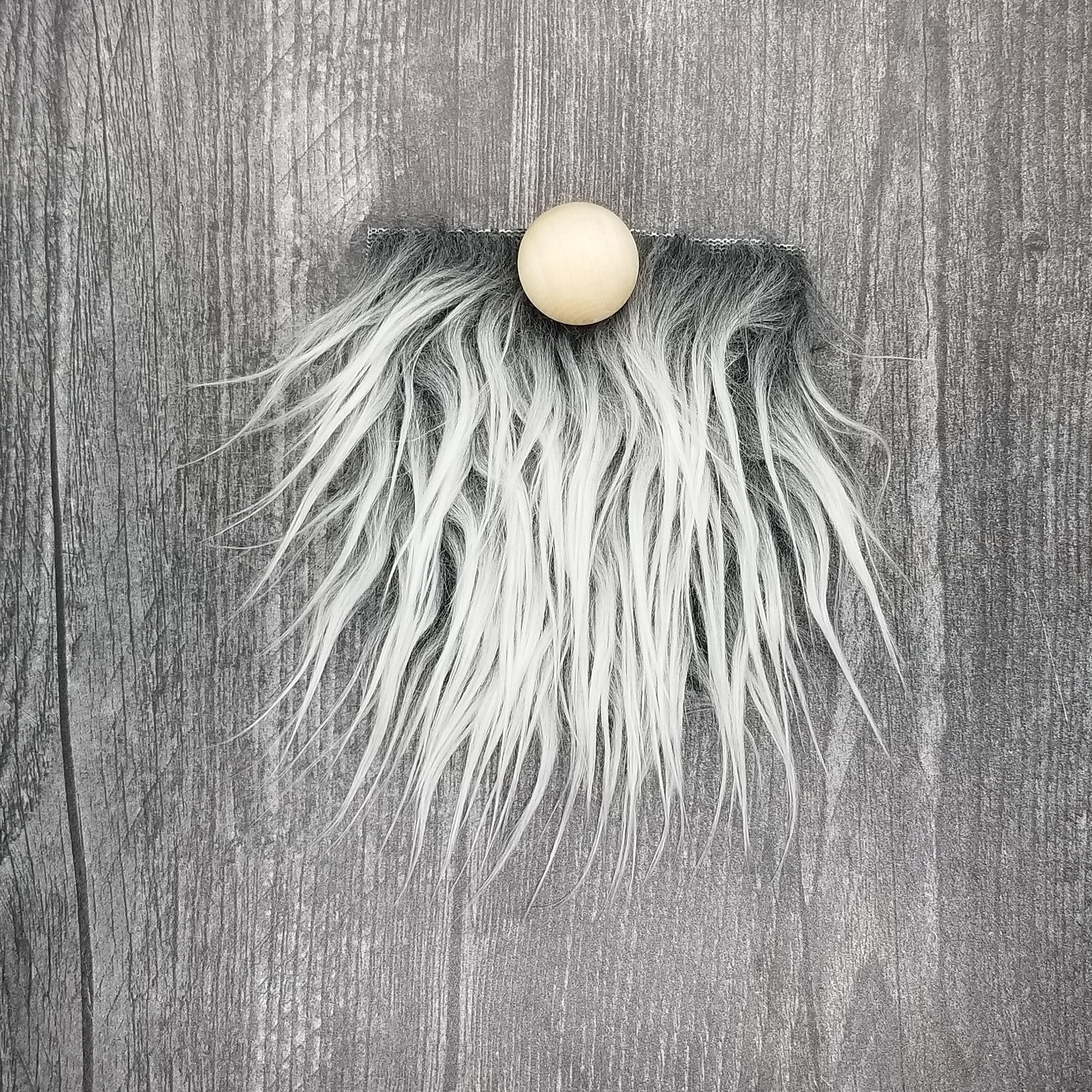 gnome beard faux fur
