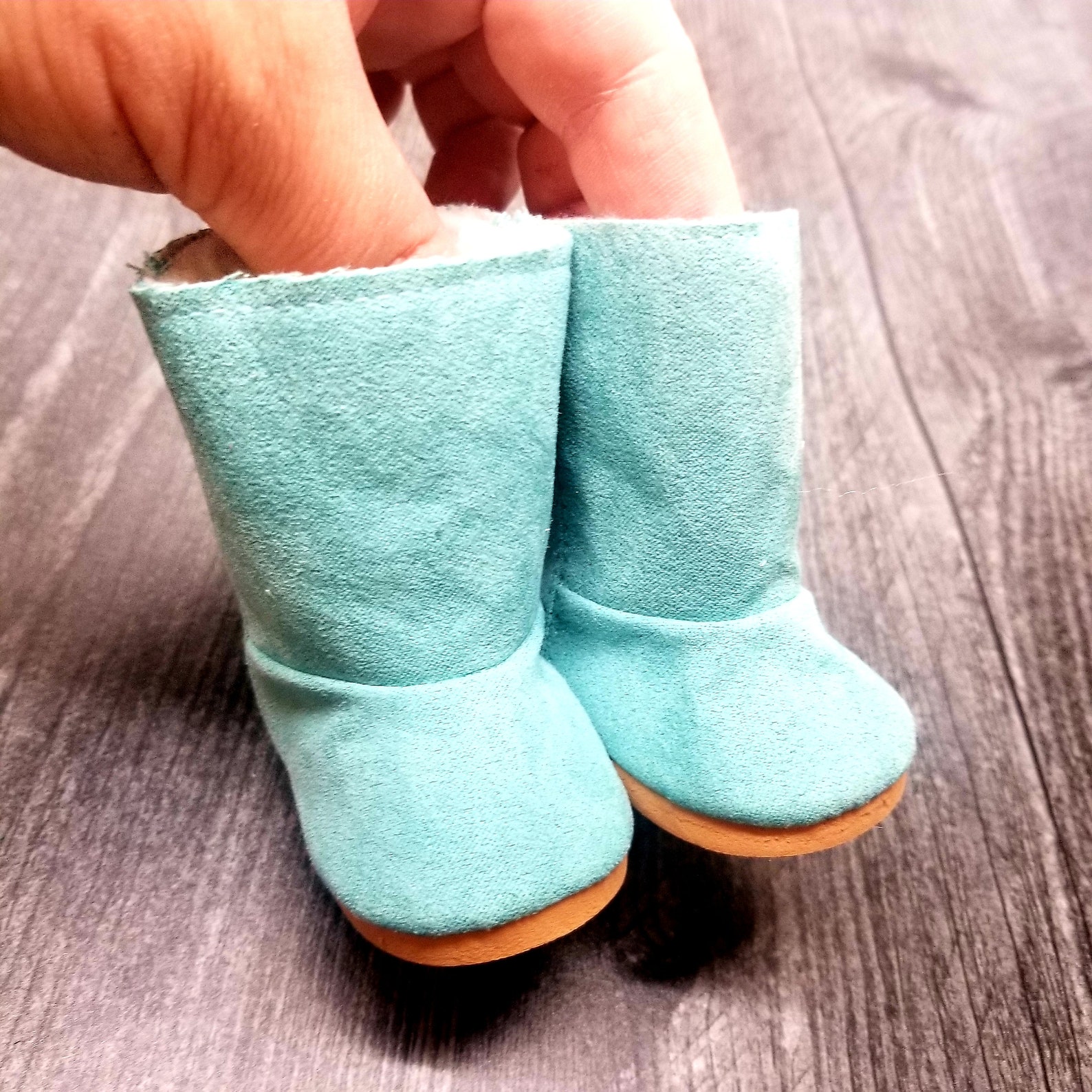 Suede Style Blue Gnome Shoes Gnome Accessories DIY Gnome Etsy
