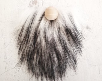 gnome beard faux fur