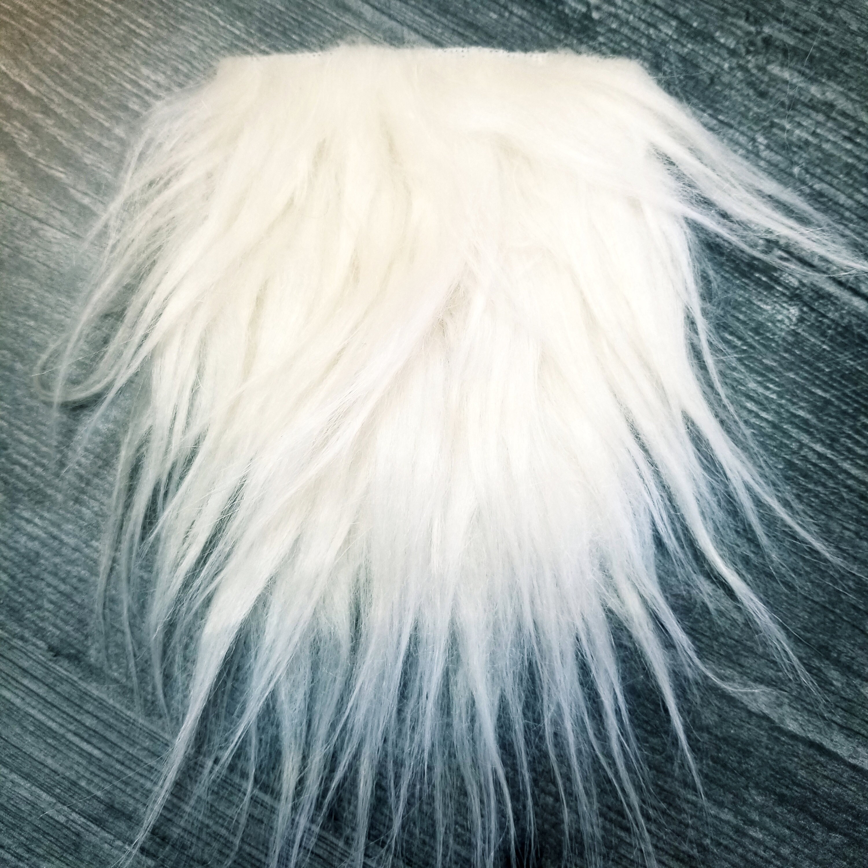 6 Pk / 12 Pk / 24 Pk Bone Neutral Pre-cut Gnome Beard - Gnome Beard Fur - Gnome Hair - Crafting Long Pile Fur Fabric - Faux Fur Multi Packs