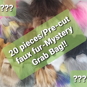 20 Pack - Pre-cut Gnome Beards - Luxury Faux Fur - Limited Time Sale - Discounted Gnome Beards - Scrap Beard Fur - Crafting Fur