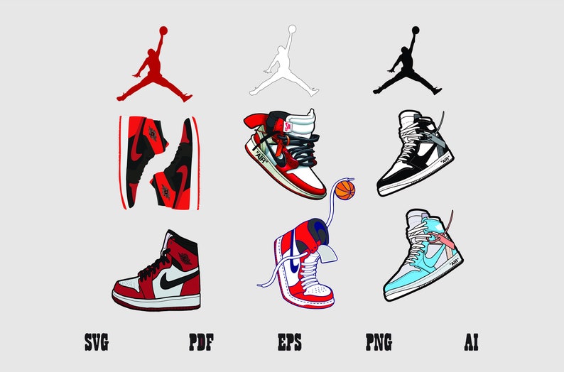 Air Jordans Air Jordan shoes Air Jordan logo SVG PDF EPS