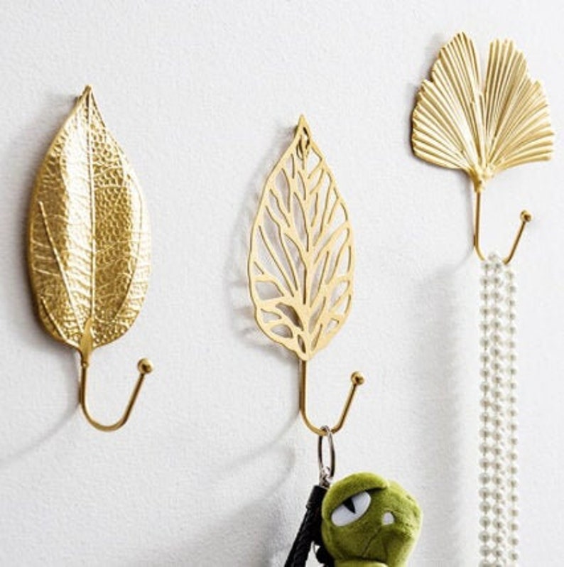 Set of Two Beautiful Elegant Hooks Home Decor Hooks Nature - Etsy