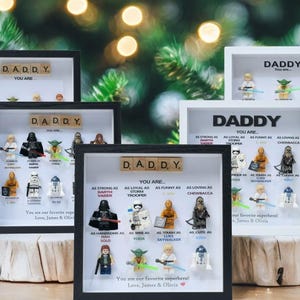 Regalos personalizados de Star Wars, marcos de caja personalizados, regalos de cumpleaños personalizados, regalos para papá, regalos para papá, regalos para hijo, San Valentín