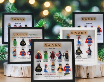 Personalized Father's Day photo frame, you are my superhero, gift for dad, superhero dad, personalized photo frame, family anniversary gift
