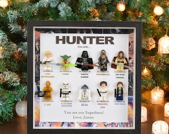Personalised Star Wars Gifts, Personalised Box Frames, Personalised Birthday Gifts, Gifts for Dad, Gifts for Daddy, Gifts for Son, Valentine