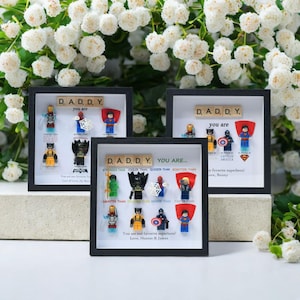 Personalized Father&#39;s Day photo frame, you are my superhero, gift for dad, superhero dad, personalized photo frame, family anniversary gift