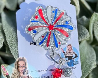 Baby You're A Firework Retractable Badge Reel 4th of July