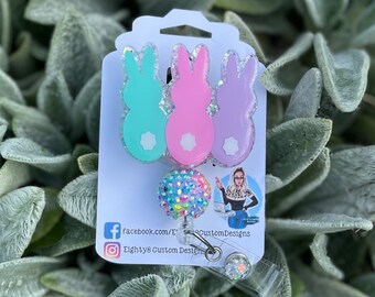 Bunny Squad Retractable Badge Reel